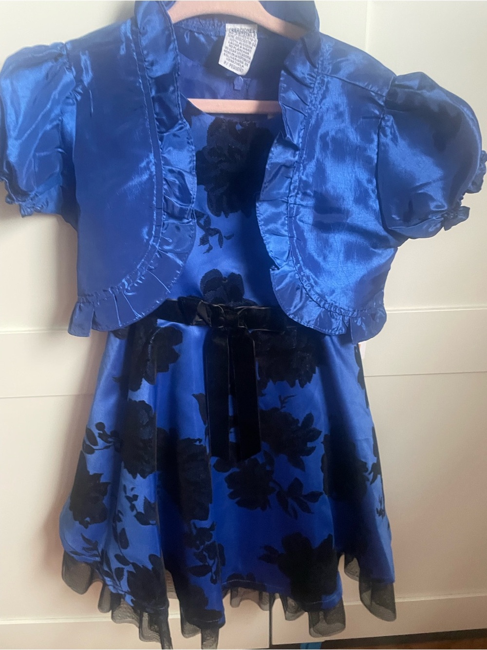 Girls blue formal dress 3t